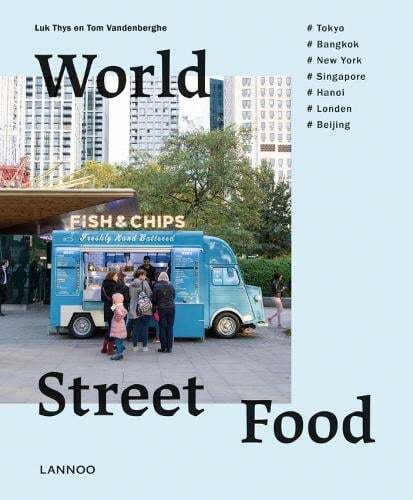 This is the book cover for 'World Street Food' by Tom Vandenberghe